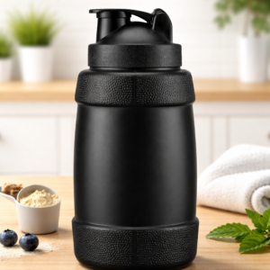 Home 1500ml gym protein shaker bottle with flip lid | large capacity bpa free gallon water bottle for fitness, protein shakes, workout & sports hydration