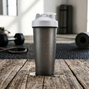 jakepool 600ml protein shaker bottle for gym & fitness | bpa free plastic mixer cup with flip lid | portable sports shaker for protein shakes, supplements & workout drinks